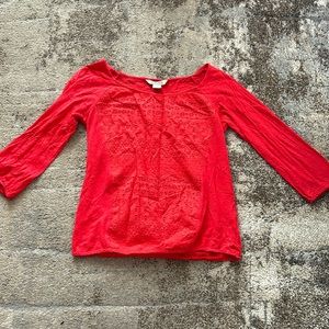 Red lucky brand size Small cute shirt❤️ made in India